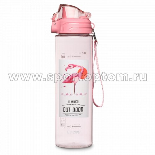Бутылка для воды   YY-616 750 мл Розовый