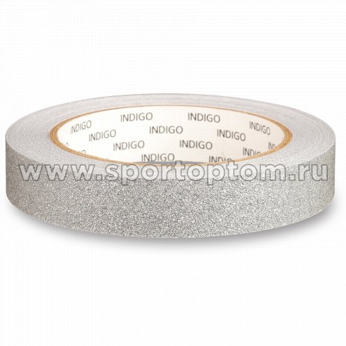 Обмотка для обруча на подкладке INDIGO BLESK IN138 20мм*14м Серебро
