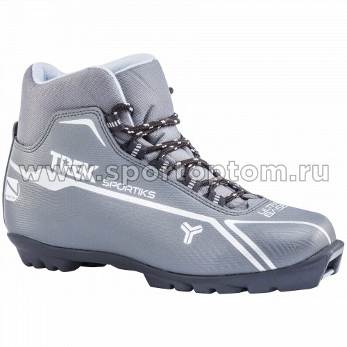 Ботинки лыжные SNS TREK Sportiks6 синтетика TR-279 33 Металлик (лого серебро)