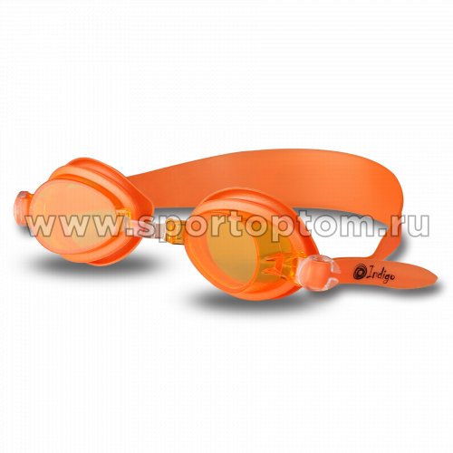 Очки для плавания детские INDIGO 706 G Оранжевый