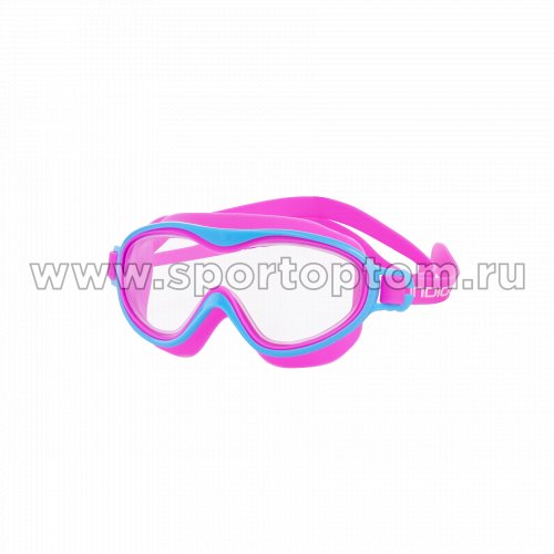 Очки для плавания (полумаска) детские INDIGO TELESCOPE IN353 Розовый