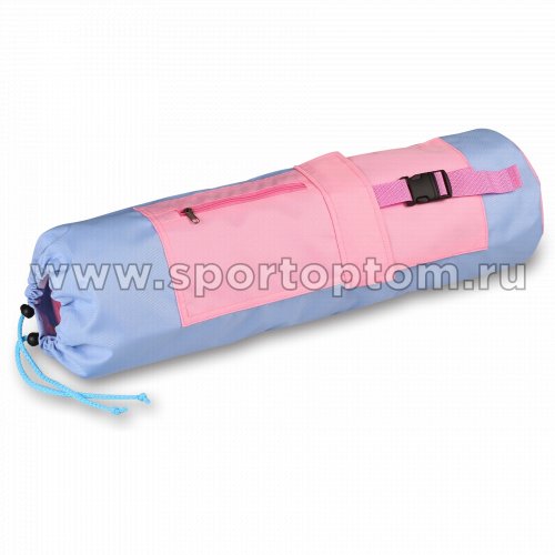 Чехол для коврика с карманами SM-369 65*18 см Голубо-розовый