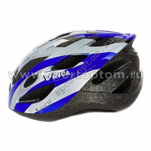 Вело Шлем взрослый, 19 вент. отверстий VSH 23 56-59 Черно-сине-белый