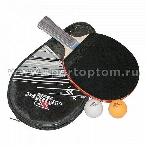 Набор для настольного тенниса JOEREX 1 звезда (1 ракетка, 2 шарика, чехол)  101В JTB