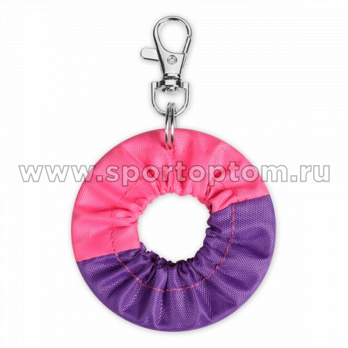 Сувенир брелок чехол для обруча INDIGO SM-393 6 см Фиолетово-розовый