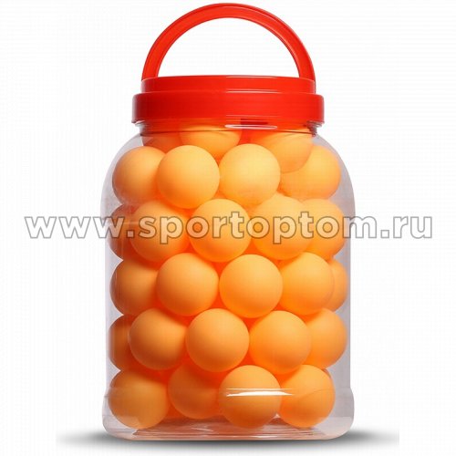Шарики для настольного тенниса RONIN 60шт в банке G139B 40 мм Оранжевый