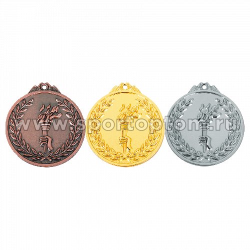 Медаль INDIGO d65мм  серебро, лента L**см 65046 ZS 65 мм