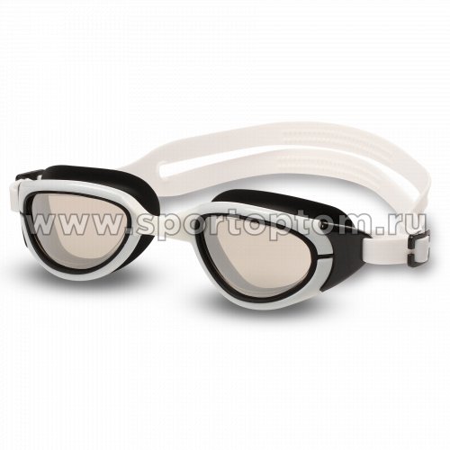 Очки для плавания INDIGO MANTIS зеркальные S997M Черно-белый