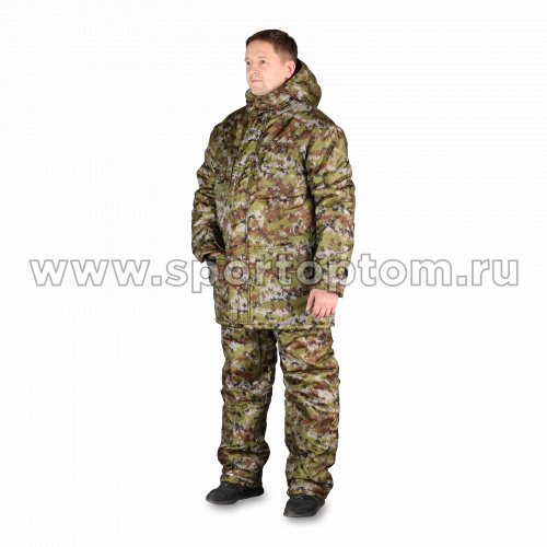Костюм утепленный Рыбак-1 (куртка+полукомбинезон) SM-276 КМФ