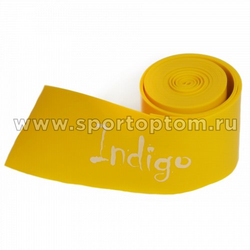Эспандер Бинт латексный INDIGO LIGHT  602-1 HKRB 5*210 см Желтый