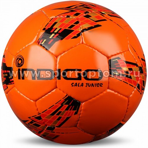 Мяч футбольный Футзал №3 INDIGO SALA JUNIOR тренировочный F03 Оранжево-черный