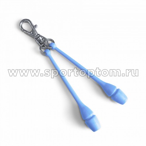 Сувенир брелок булавы для художественной гимнастики INDIGO SM-391 8 см Голубой