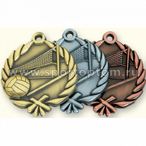 Медали INDIGO Волейбол d48мм к-т 3шт: золото,серебро,бронза 480005 ZS 48 мм