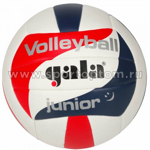 Мяч волейбольный GALA Junior тренировочный шитый (PVC) BV 5093 S Бело-сине-красный