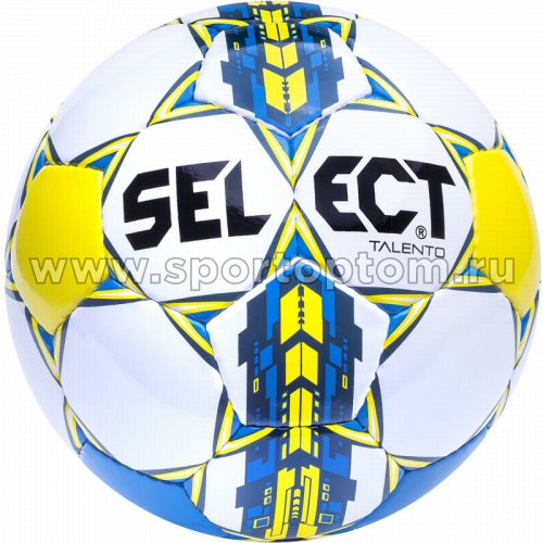 Мяч футбольный №3 SELECT TALENTO 2015 тренировочный (PU) 811008 Бело-желто-синий