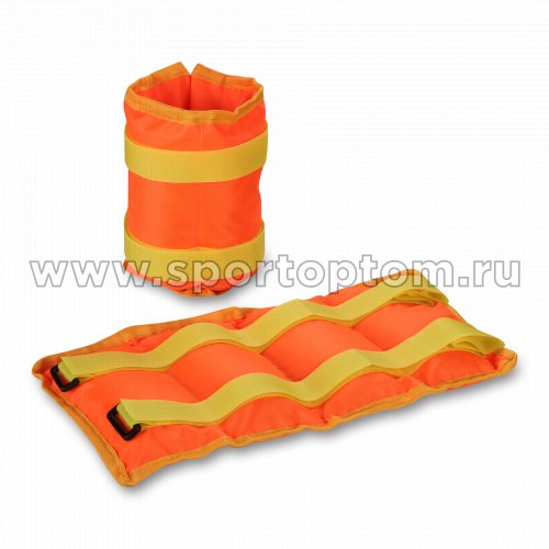 Утяжелители для рук и ног INDIGO КЛАССИКА SM-148/2,0 2*2,0 кг Оранжевый