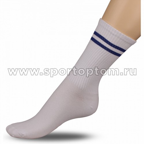 Носки спортивные высокие хлопок ЛВ17 Белый