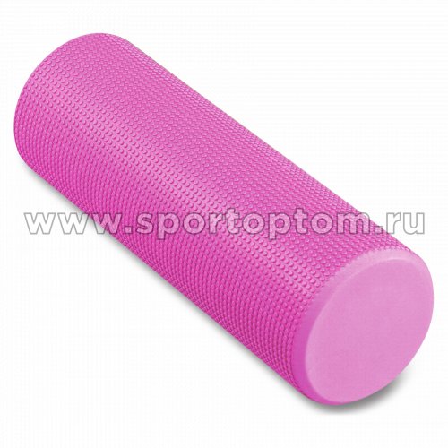 Ролик массажный для йоги INDIGO Foam roll (Валик для спины) IN021 45*15 см Розовый