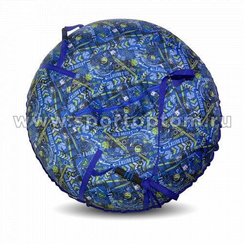 Санки Ватрушка Дельта (низ- армированный тент 600, верх- ПВХ) SM-409 95 см Голубой