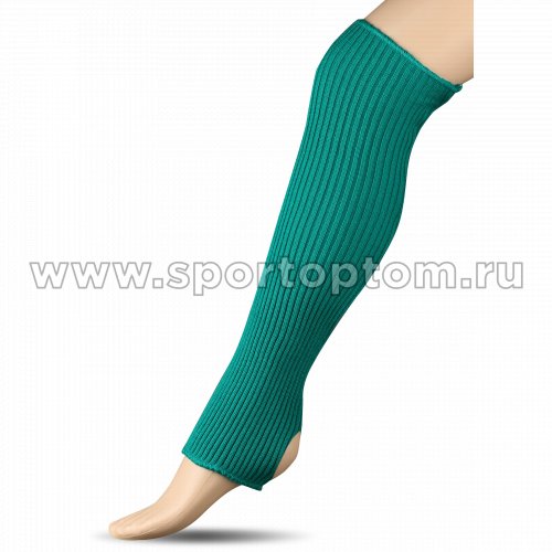 Гетры для гимнастики и танцев Шерсть СН1 40 см Зеленый