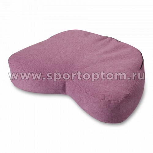 Подушка для йоги и медитации INDIGO (гречневая лузга) SM-406 55*40см Сиреневый