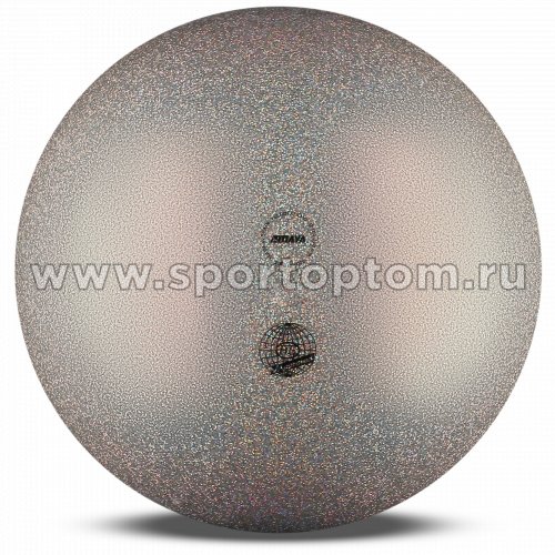 Мяч для художественной гимнастики AMAYA HOLOSCENTE 400 г tecnocaucho 350536 20 см Серебро с блестками