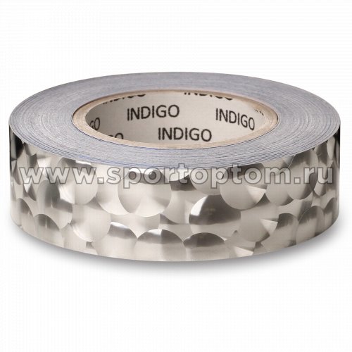   Обмотка для обруча на подкладке INDIGO 3D BUBBLE IN155 20мм*14м Серебро