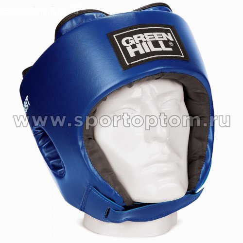 Шлем боксёрский Green Hill ORBIT и/к детский  HGO-4030 S Синий