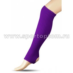 Гетры для гимнастики и танцев Шерсть СН1 50 см Фиолетовый