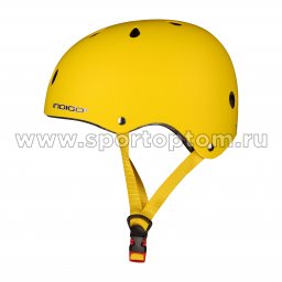 Шлем для скейтбординга детский INDIGO 11 вентиляционных отверстий IN319 51-55см Желтый