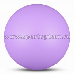 Мяч для художественной гимнастики INDIGO металлик 350 г IN367 17 см Сиреневый