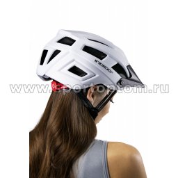 шлем велосипедный IN371 бело-черный 9
