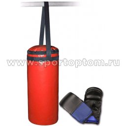 Мешок боксерский + перчатки SM-110 6 кг Красный