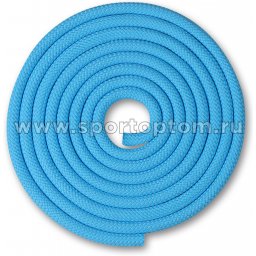 Скакалка для художественной гимнастики Утяжеленная 180 г INDIGO SM-123 3 м Голубой