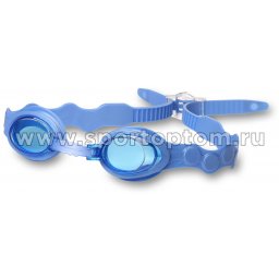 Очки для плавания детские INDIGO RAY 2669-1 Синий INDIGO RAY сменная переносица 2669-1 Синий