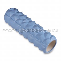 Ролик массажный для йоги INDIGO PVC (Валик для спины) IN278 45*14 см Голубой