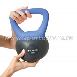 Гиря мягкая INDIGO 4,0кг IN405 4 кг Сине-серый IN405 сине-серый 1