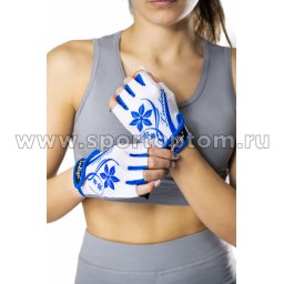 Перчатки велосипедные SB-01-8541 Бело-голубой 1