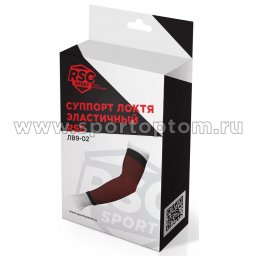 Суппорт локтя эластичный RSC ЛВ9-02 Черно-красный (3)