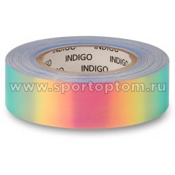Обмотка для обруча с подкладкой INDIGO зеркальная RAINBOW сине-фиолетовый (1)