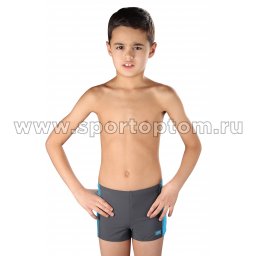 Плавки-шорты детские со вставками SHEPA 015 Серо-голубой (1)
