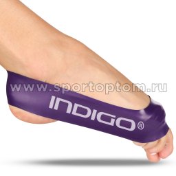 Лента для растяжки стопы INDIGO SUPER HEAVY  IN387 46*5*0.09 см Фиолетовый