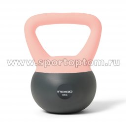 Гиря мягкая INDIGO 6,0кг IN405 6 кг Розово-серый
