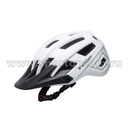 Шлем велосипедный взрослый INDIGO 20 вентиляционных отверстий IN371 55-61см Бело-черный