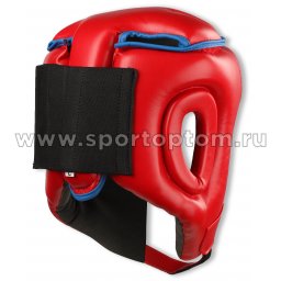 Шлем боксерский RSC PU BF BX 208 Красный (2)