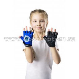 Велоперчатки детские SB-01-8887 Голубо-белый 1