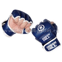   Перчатки ММА Green Hill COMBAT SAMBO PU MMR-0027-CS M Синий