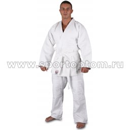 Кимоно дзюдо хлопок куртка 600-650г/м2,брюки 280-320г/м2  RA-001 Белый