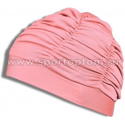 Шапочка для плавания  ткань LUCRA SM женская  с драпировкой SM-092 50-54 Розовый