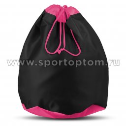 Чехол для мяча гимнастического INDIGO SM-135 черный-розовый